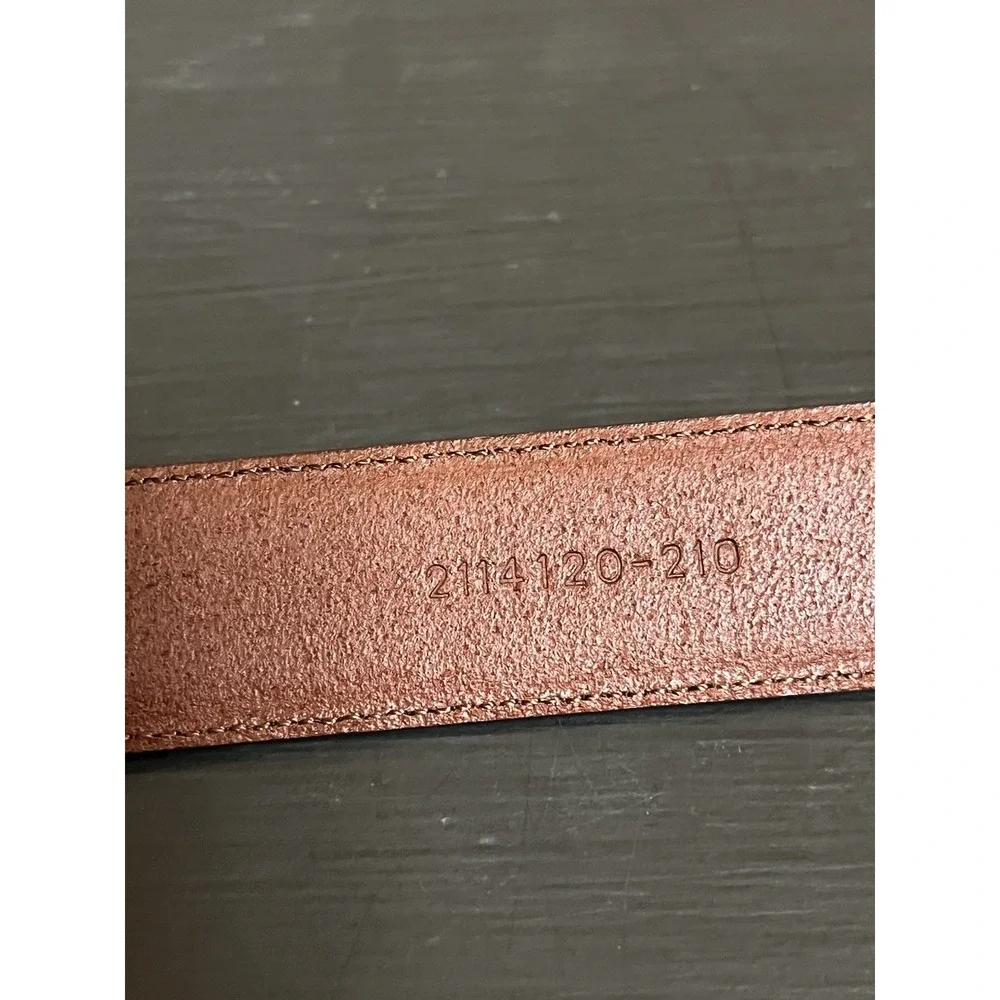 Polo Ralph Lauren Belt Mens 42 105cm Brown Genuine Italian  Seattle‎ Leather